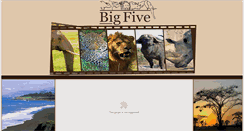 Desktop Screenshot of bigfiveafrica.com